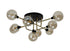 Delian Flush Ceiling 9 Light